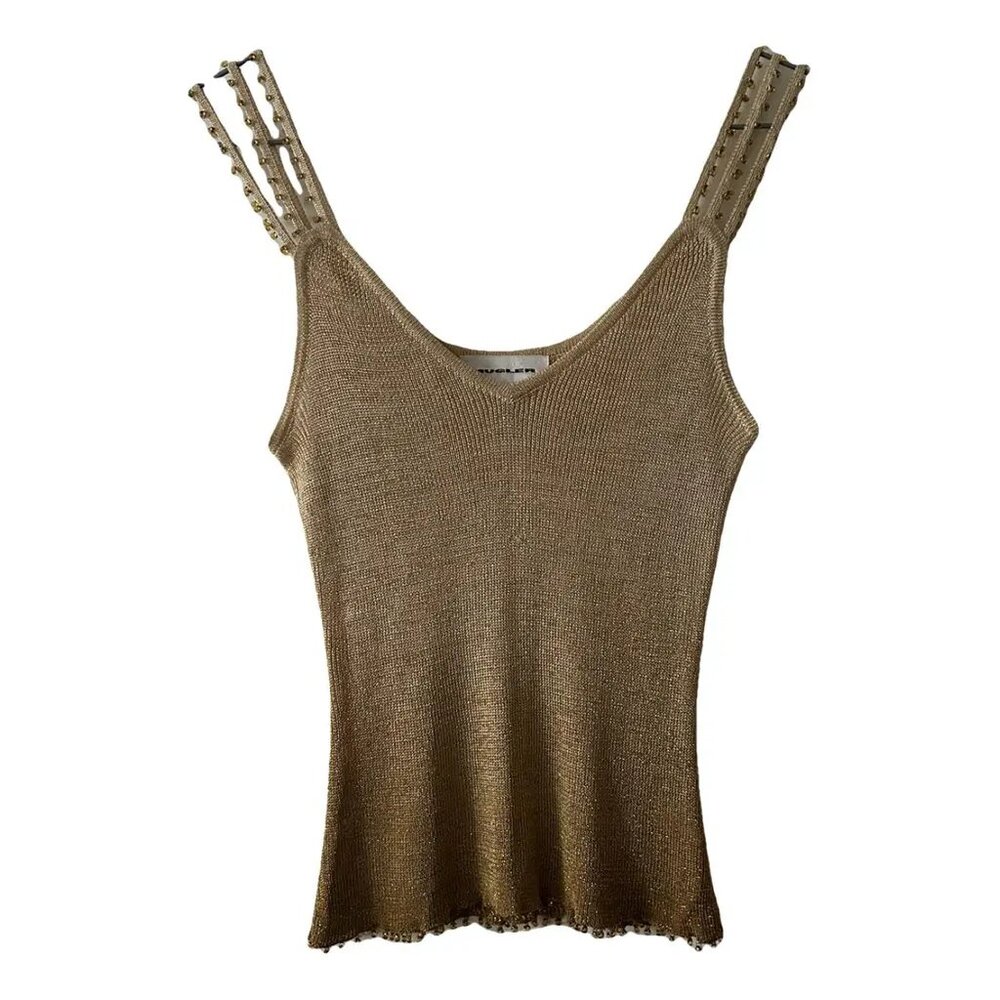 Mugler knitted tank top